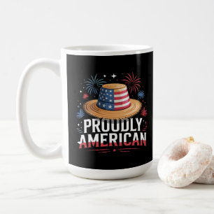 4. Juli Patriotic - stolz amerikanisch Kaffeetasse