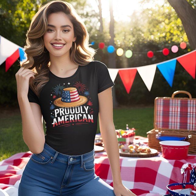 4. Juli Patriotic - stolz amerikanisch T-Shirt (Von Creator hochgeladen)