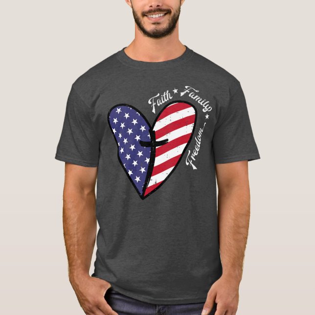 4. Juli Patriotic T-Shirt (Vorderseite)