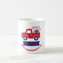 "4. Juli" Patriotic Truck Design Custom