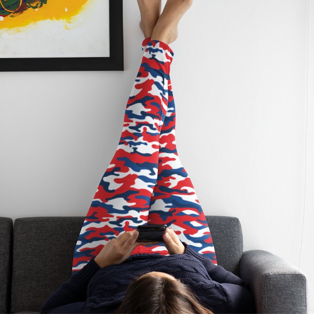 4. Juli Patriotic USA Camouflage Leggings (Von Creator hochgeladen)