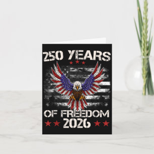 4. Juli patriotisch 250. Jubiläum 250 Jahre Karte