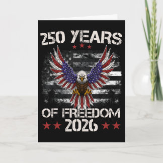 4. Juli Patriotisch 250. Jubiläum 250 Jahre Karte