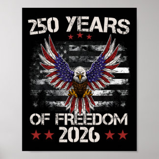 4. Juli Patriotisch 250. Jubiläum 250 Jahre Poster