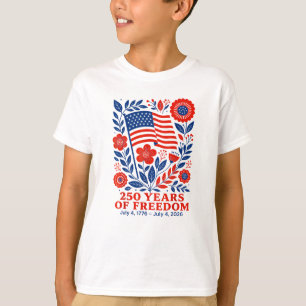4. Juli Patriotisch 250. Jubiläum 250 Jahre T-Shirt