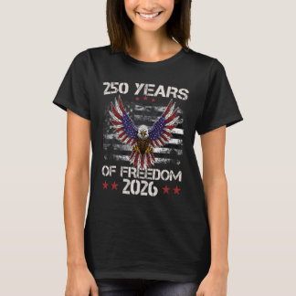 4. Juli Patriotisch 250. Jubiläum 250 Jahre T-Shirt