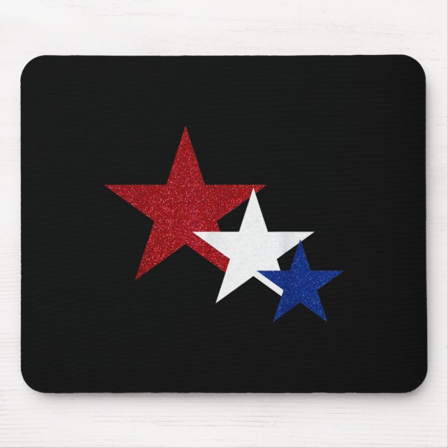 4. Juli Patriotisch 4. Juli Unabhängigkeit Mousepad (Vorne)