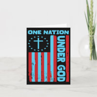 4. Juli Patriotische Christliche Flagge ein Nation