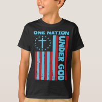 4. Juli Patriotische Christliche Flagge ein Nation