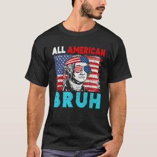4. Juli Patriotische Kinder ganz amerikanische Bru T-Shirt