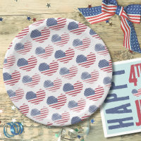 4. Juli Patriotische Party Amerikanische Flagge