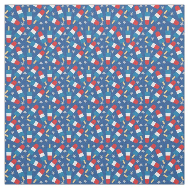 4. Juli Patriotische Popsikel Stoff (Muster)