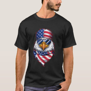 4. Juli Patriotischer Adler USA Stolz Amerikanisch T-Shirt