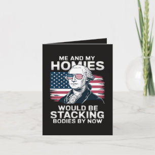 4. Juli Patriotischer Amerikaner Feiertagskarte