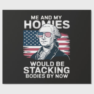 4. Juli Patriotischer Amerikaner Geschenkpapier
