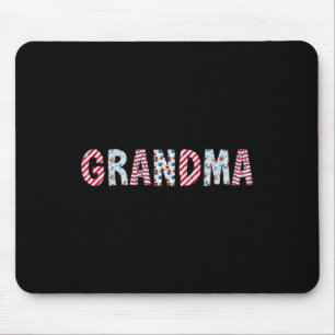 4. Juli Patriotischer Grandma-Unabhängigkeitstag Mousepad