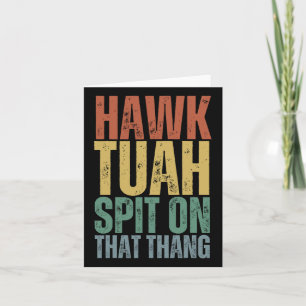 4. Juli Patriotischer Usa Hawk Tuah Spuck Auf Das Karte