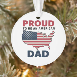4. Juli Patriotischer Vatertag Ornament