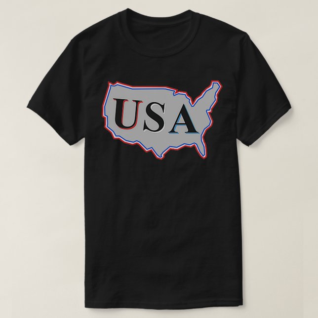 4. Juli Patriotisches Apparel T-Shirt (Design vorne)