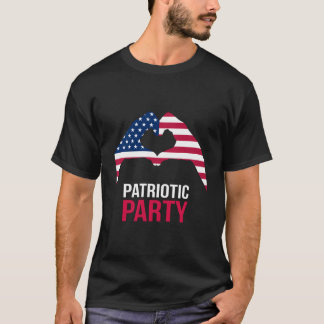 4. Juli Patriotisches Py Amerika USA Flagge T-Shirt