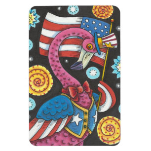 4. JULI PINK FLAMINGO, UNCLE SAM MAGNET LG.