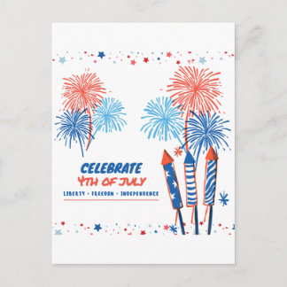 4. Juli  Postkarte