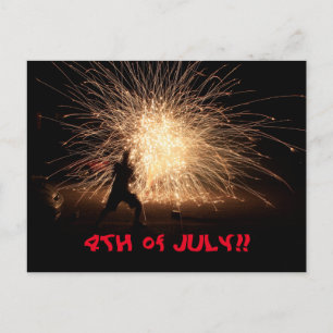 4. Juli!!! Postkarte