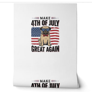 4. Juli Pug Patriotisches Vintage-Shirt-Design_1 Tapete