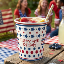4. Juli Red White & Blue Patriotic