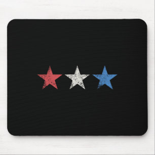 4. Juli Red White Blue Stars Niedlich Usa Patrioti Mousepad