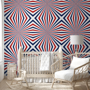 4. Juli Red White und Blue Simple Tapete