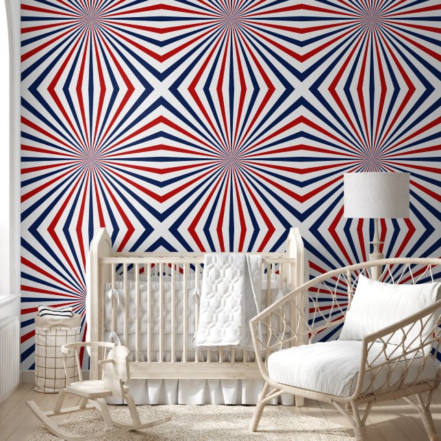 4. Juli Red White und Blue Simple Tapete (Kinder)