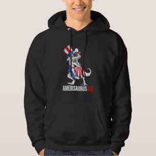 4. Juli Rex Dinosaur Amerisaurus Rex Jungs Kinder Hoodie