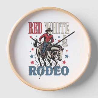 4. Juli Rodeo Cowboy Uhr