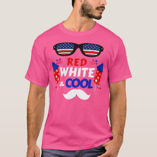 4. Juli rot weiß und Cool 33 T-Shirt