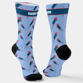 4. Juli Rote und Blaue Socken
