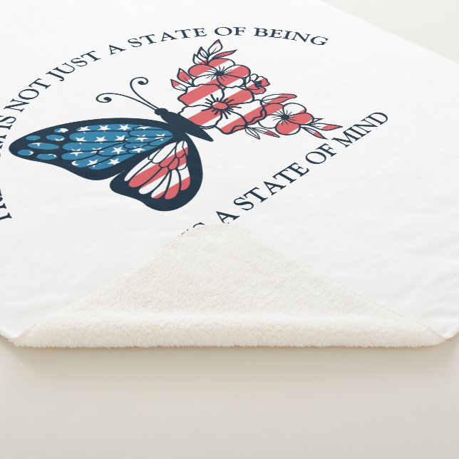 4. Juli Schmetterling Sherpadecke (3/4)