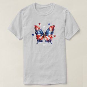 4. Juli Schmetterling-T - Shirt
