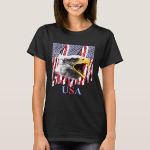 4. Juli schreiender Adler in den USA T-Shirt