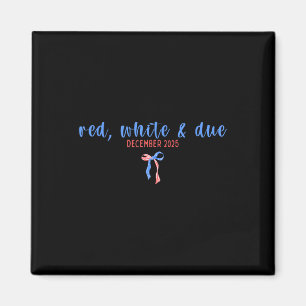 4. Juli Schwangerschaftsankündigung Mama Patriotic Magnet
