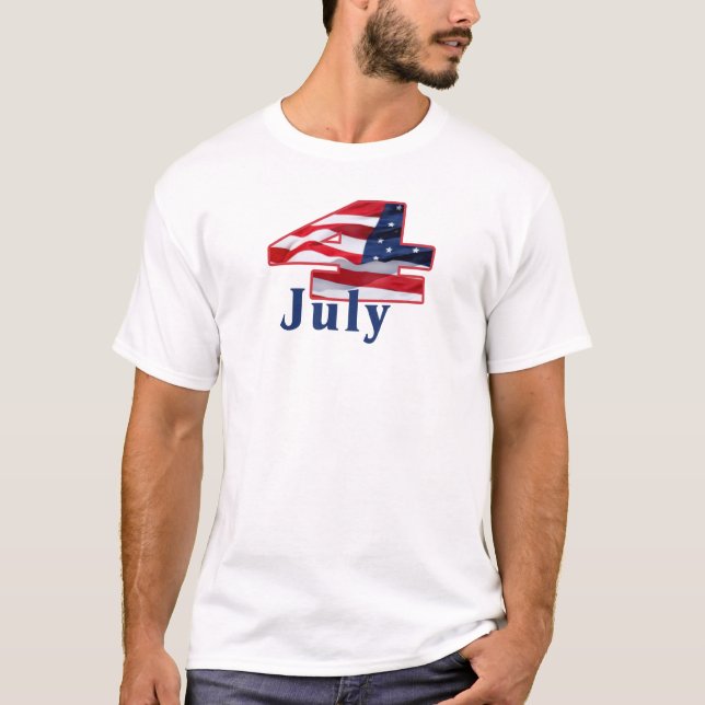 4. Juli Shirt (Vorderseite)