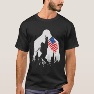 4. Juli Shirt Bigfoot Sasquatch USA Amerikanisch F