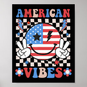 4. Juli Shirt Damen Männer Kinder Amerikanisches M Poster