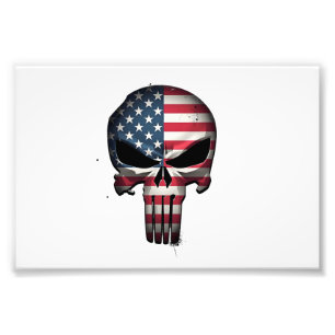 4. Juli-Shirt für Frauen Männer Amerikanische Flag Fotodruck