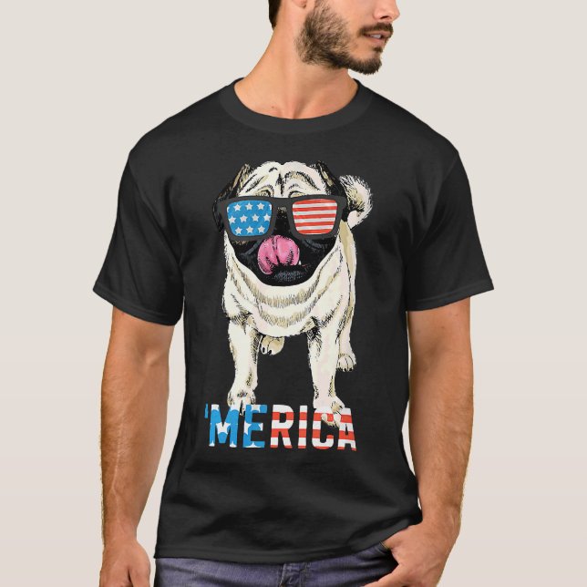 4. Juli Shirt Geschenk Männer Frauen Kinder Merica (Vorderseite)
