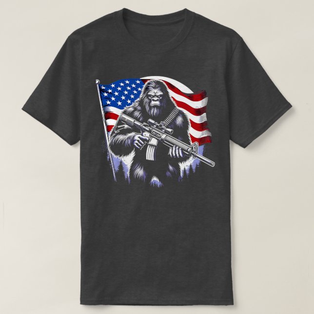 4. Juli Shirt USA Flag (Design vorne)