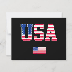 4. Juli Shirt USA Patriotic US American Flag W Save The Date