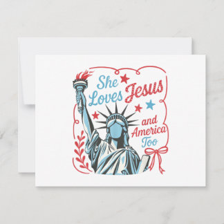 4. Juli Sie liebt Jesus und Amerika auch Christus