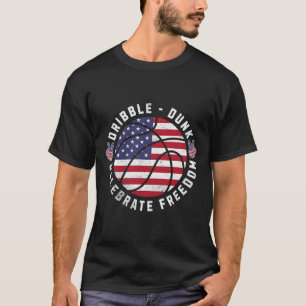 4. Juli Sketll USA-Flagge feiert Unabhängigkeit T-Shirt