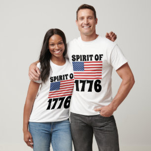 4. Juli SPIRIT VON 1776 Patriotische T - SHIRT